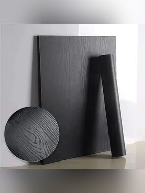 Black Walnut Peel Stick Wallpaper Wood 15.7"x118" | 2 Rolls Self Adhesive